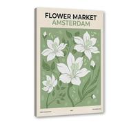 Lienzo decorativo abstracto de Matisse William Morris de Matisse de William Morris, estampado floral abstracto, póster de mercado de flores, decoración estética de pared para sala de estar (SKU4,16 x