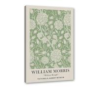 Lienzo decorativo abstracto de Matisse William Morris de Matisse de William Morris, estampado floral abstracto, póster de mercado de flores, decoración estética de pared para sala de estar (SKU2, 30 x