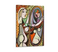 Lienzo decorativo clásico de Pablo Picasso (Girl before a Mirror) - Póster estético para pared, decoración moderna de habitación para el hogar, 50 x 75 cm
