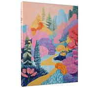 Lienzo decorativo con paisaje floral vibrante, impresiones coloridas de paisajes naturales, arte abstracto de pared, decoración estética del hogar para sala de estar, dormitorio, oficina, sin marco