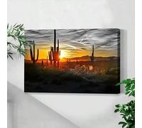 Lienzo decorativo con paisaje natural para sala de estar, dormitorio, baño, póster, impresiones artísticas, decoración del hogar (60 x 80 cm, sin marco)
