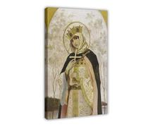 Lienzo decorativo con retrato de Olga de Kiev y arte de pared, marco moderno para decoración de dormitorio familiar, 50 x 75 cm