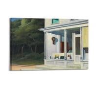Lienzo decorativo de Edward Hopper de las famosas pinturas de las Siete A.M. para pared, decoración moderna, 50 x 75 cm