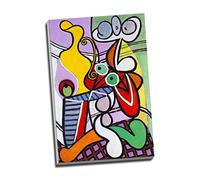 Lienzo decorativo de Pablo Picasso con diseño de gran naturaleza muerta sobre pedestal, tamaño A1, 76,2 cm x 50,8 cm