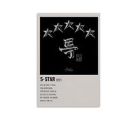 Lienzo decorativo de pared de Stray Kids de 5 estrellas, para oficina, hogar, sala de estar, dormitorio, decoración sin marco, 40 x 60 cm