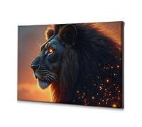 Lienzo decorativo de Pascua cristiana Golden Glow: The Majestic Lion'S Tale (30 x 40 cm)