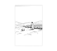 Lienzo decorativo moderno con diseño de oveja perdida con texto en inglés "A Lost Sheep Christianity" (30 x 45 cm)