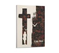 Lienzo decorativo para pared con diseño de Lady Bird - Historia emocional sobre la llegada de la edad 1, decoración minimalista de película indie (12) lienzos para pared, póster fotográfico, pintura