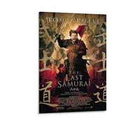 Lienzo decorativo para pared de El último samurái, drama histórico épico, impresionante decoración de póster de película (6) pintura sobre lienzo, póster de pared de pergamino, impresión de pared