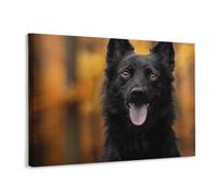 Lienzo decorativo para pared de sala de estar, póster estético, pinturas en lienzo, impresiones de perro pegando lengua, ilustraciones, obras de arte, oficina, decoración de pared, arte abstracto