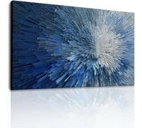Lienzo decorativo para pared, diseño abstracto de fragmentos radiantes de 88,9 x 61 cm, cuadros sin marco, cuadros de pared modernos y elegantes, pósteres multicolor o para sala de estar, baño