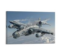 Lienzo decorativo para pared, diseño de aviones militares Thunderbolt II Warthog A10, impresiones estéticas modernas en alta definición, perfecto para los amantes de la cueva, la oficina y la aviación