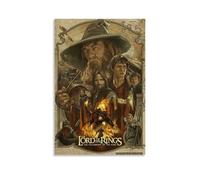 Lienzo decorativo para pared, diseño de El Señor de los Anillos, la Comunidad del Anillo, moderno, para dormitorio, música, película, caricatura, 20 x 30 cm, estilo sin marco