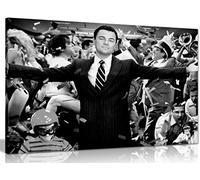 Lienzo decorativo para pared, diseño del lobo de Wall Street Leonardo Dicaprio (91,4 x 61 cm)
