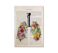 Lienzo decorativo para pared, diseño vintage de anatomía humana y músculos, arte de pared, lienzo, impresiones corporales, narrar imágenes, educación médica, decoración del hogar