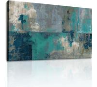 Lienzo decorativo para pared, parches abstractos de 88,9 x 61 cm, pinturas sin marco, cuadros minimalistas Shabby Chic, pósteres multicolor o sala de estar, baño, dormitorio, pasillo, decoración del
