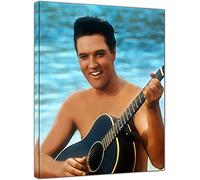 Lienzo enmarcado de Elvis Presley Blue Hawaii para decoración del hogar, 50 x 30 cm, 18 mm de profundidad