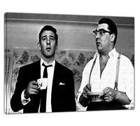 Lienzo enmarcado para decoración de pared, diseño de Londres Gangster The Kray Twins, 16'' x 12'' inch( 40x 30 cm ) -38mm depth