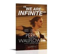Lienzo impreso con diseño de flores de pared con diseño de The Perks of Being A Wallflower, reproducción moderna en lienzo, arte abstracto de paisajes impresos en lienzo, arte de pared para decoración