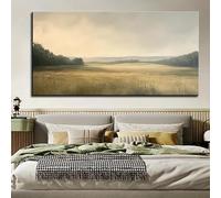 Lienzo impreso con paisaje rústico - Mural enmarcado de gran tamaño con una obra de arte de paisaje natural salvaje (75x150cm (30x59in))