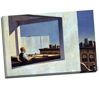 Lienzo impreso de Edward Hopper Office In A Small City para pared, tamaño grande, 76,2 x 50,8 cm
