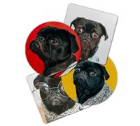 LIENZODECOR Imán con tu Foto Cuadrado | Pack 4 Unidades 5x5 cm | Imánes Nevera Personalizados | Regalos Originales