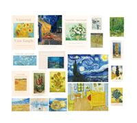 Lienzos con marco de madera MDF, obras maestras de Vincent Van Gogh revividas, listos para enmarcar o colgar, con múltiples temas disponibles,