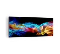 Lienzos decorativos 100x40cm Cuadro Sobre Lienzo Moderno Abstracto aire colorido figura Grande Dormitorio Cocina Cuadros Pared Imágenes Cuadros Decoracion Salon Wall Art Prints Decor AB100x40-2171