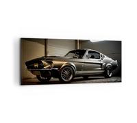 Lienzos decorativos 100x40cm Cuadro Sobre Lienzo Moderno Coche Deportivo Retro Clásico Grande Dormitorio Cocina Cuadros Pared Imágenes Cuadros Decoracion Salon Wall Art Prints Decor AB100x40-5779