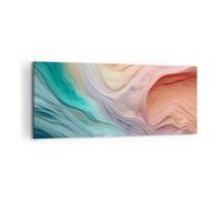 Lienzos decorativos 100x40cm Cuadro Sobre Lienzo Moderno Pasteles Abstracción Textura Grande Dormitorio Cocina Cuadros Pared Imágenes Cuadros Decoracion Salon Wall Art Prints Decor AB100x40-5853