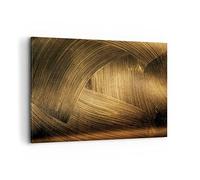 Lienzos decorativos 100x70cm Cuadro Sobre Lienzo Moderno Abstracción Oro Textura Grande Dormitorio Cocina Cuadros Pared Imágenes Cuadros Decoracion Salon Wall Art Prints Decor Canvas AA100x70-4477