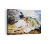 Lienzos decorativos 100x70cm Cuadro Sobre Lienzo Moderno Bailarina Chica Aceite Grande Dormitorio Cocina Cuadros Pared Imágenes Cuadros Decoracion Salon Wall Art Prints Decor Canvas AA100x70-4756