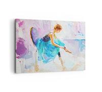 Lienzos decorativos 100x70cm Cuadro Sobre Lienzo Moderno bailarina de ballet bailar Grande Dormitorio Cocina Cuadros Pared Imágenes Cuadros Decoracion Salon Wall Art Prints Decor Canvas AA100x70-3766