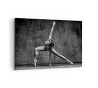 Lienzos decorativos 100x70cm Cuadro Sobre Lienzo Moderno Danza Figura Blanco Y Negro Grande Dormitorio Cocina Cuadros Pared Imágenes Cuadros Decoracion Salon Wall Art Prints Decor AA100x70-4348