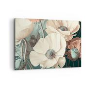 Lienzos decorativos 100x70cm Cuadro Sobre Lienzo Moderno Flores Plantas Pastel Grande Dormitorio Cocina Cuadros Pared Imágenes Cuadros Decoracion Salon Wall Art Prints Decor Canvas AA100x70-5925