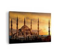 Lienzos decorativos 100x70cm Cuadro Sobre Lienzo Moderno Puesta de sol estambul pavo viaje Grande Dormitorio Cocina Cuadros Pared Imágenes Cuadros Decoracion Salon Wall Art Prints Decor AA100x70-2846