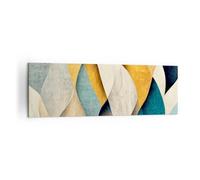 Lienzos decorativos 160x50cm Cuadro Sobre Lienzo Moderno Abstracción Pedazo Desgastado Grande XXL Dormitorio Cocina Cuadros Pared Imágenes Cuadros Decoracion Salon Wall Art Prints Decor AB160x50-5621