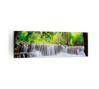 Lienzos decorativos 160x50cm Cuadro Sobre Lienzo Moderno Agua parque naturaleza paisaje Grande XXL Dormitorio Cuadros Pared Imágenes Cuadros Decoracion Salon Wall Art Prints Decor AB160x50-2502