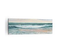 Lienzos decorativos 160x50cm Cuadro Sobre Lienzo Moderno Paisaje Mar Playa Grande XXL Dormitorio Cocina Cuadros Pared Imágenes Cuadros Decoracion Salon Wall Art Prints Decor Canvas AB160x50-5389