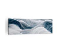 Lienzos decorativos 160x50cm Cuadro Sobre Lienzo Moderno Polar Rodando Ondas Grande XXL Dormitorio Cocina Cuadros Pared Imágenes Cuadros Decoracion Salon Wall Art Prints Decor Canvas AB160x50-5979