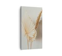 Lienzos decorativos 55x100cm Cuadro Sobre Lienzo Moderno Vertical Brillante Minimalismo Hoja Grande Dormitorio Cuadros Pared Imágenes Cuadros Decoracion Salon Wall Art Prints Decor PA55x100-5395