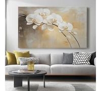 Lienzos decorativos 60l x40an cm Sin marco Cuadro Sobre Lienzo Moderno Flores, orquídeas, sencillas Dormitorio Cocina Cuadros Pared Imágenes Cuadros Decoracion Salon Wall Blanco beige