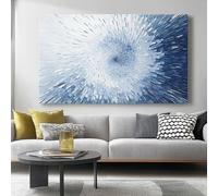 Lienzos decorativos 60l x40an cm Sin marco Cuadro Sobre Lienzo Moderno Patrón de impacto visual Dormitorio Cocina Cuadros Pared Imágenes Cuadros Decoracion Salon Wall Art Prints Azul claro