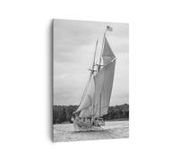 Lienzos decorativos 70x100cm Cuadro Sobre Lienzo Moderno Vertical Barco Velero Playa Grande Dormitorio Cocina Cuadros Pared Imágenes Cuadros Decoracion Salon Wall Art Prints Decor PA70x100-6223