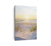 Lienzos decorativos 70x100cm Cuadro Sobre Lienzo Moderno Vertical duna playa mar Grande Dormitorio Cocina Cuadros Pared Imágenes Cuadros Decoracion Salon Wall Art Prints Decor Canvas PA70x100-3989