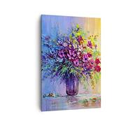 Lienzos decorativos 70x100cm Cuadro Sobre Lienzo Moderno Vertical jarrón flores Grande Dormitorio Cocina Cuadros Pared Imágenes Cuadros Decoracion Salon Wall Art Prints Decor Canvas PA70x100-4117