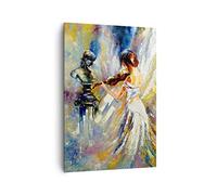 Lienzos decorativos 70x100cm Cuadro Sobre Lienzo Moderno Vertical Pieza Mujer Artista Grande Dormitorio Cocina Cuadros Pared Imágenes Cuadros Decoracion Salon Wall Art Prints Decor PA70x100-5146