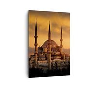 Lienzos decorativos 70x100cm Cuadro Sobre Lienzo Moderno Vertical Puesta de sol estambul pavo viaje Grande Dormitorio Cuadros Pared Imágenes Cuadros Decoracion Salon Wall Art Prints PA70x100-2846