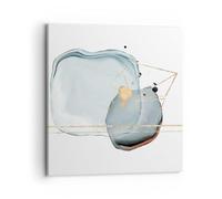 Lienzos decorativos 70x70cm Cuadro Sobre Lienzo Moderno Una Gota De Agua Abstracción Minimalismo Grande Dormitorio Cuadros Pared Imágenes Cuadros Decoracion Salon Wall Art Prints Decor AC70x70-5359