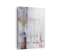 Lienzos decorativos Abstracción Blanco Borrosa Cuadro Sobre Lienzo Moderno Vertical 50x70cm Cuadros Decoracion Salon Dormitorio Cocina Cuadros Pared Imágenes Wall Art Prints Decor Canvas PA50x70-4535